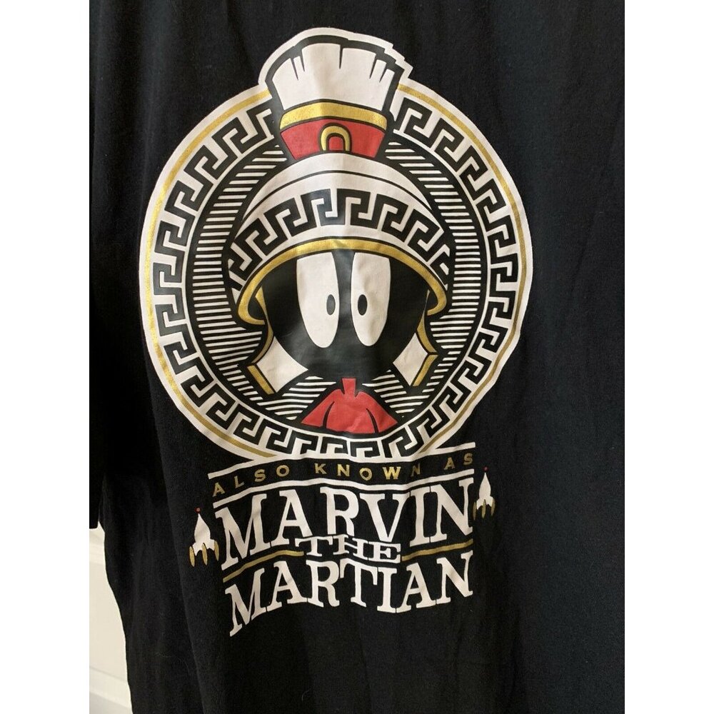 Looney Tunes Marvin The Martian Men’s Sz 3XL Black Graphic T Shirt